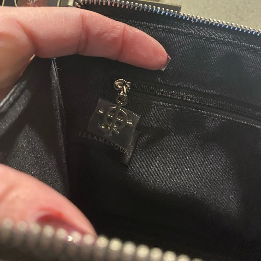 Illamasqua Limited Edition Reign of Rock studded makeup bag with products! 💄💋